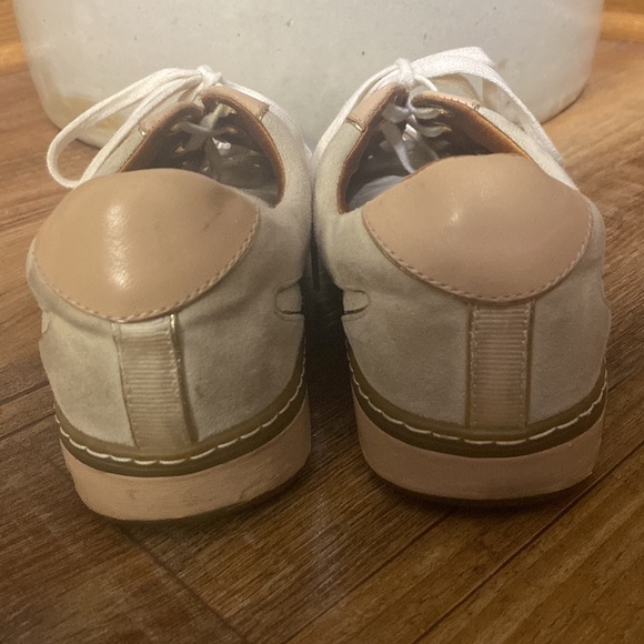 Cole Haan Nike Air G Series Lace Up Suede Leather Sneaker tan & rose gold size 6 - Picture 3 of 12